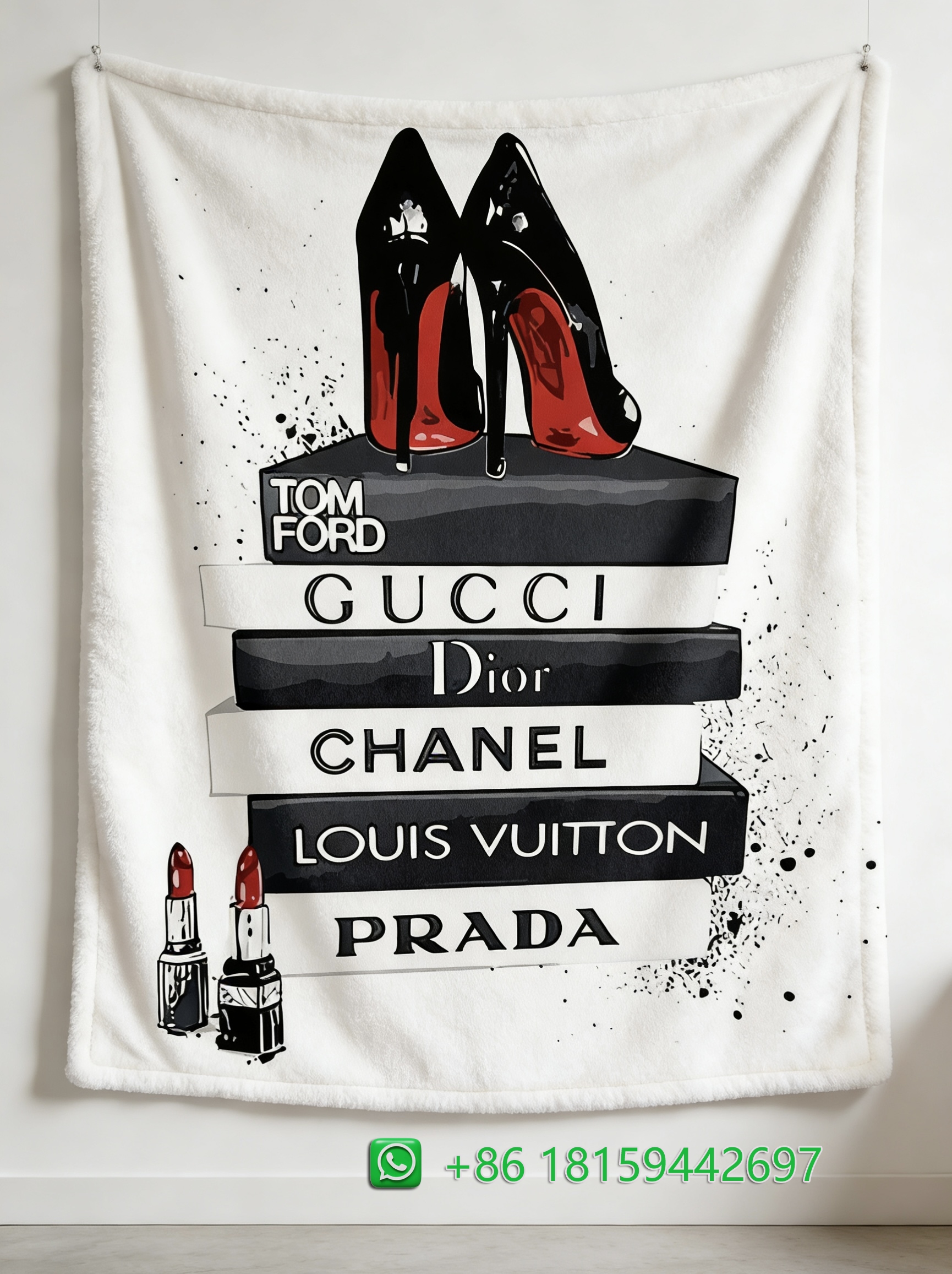 Prada Throw Blankets